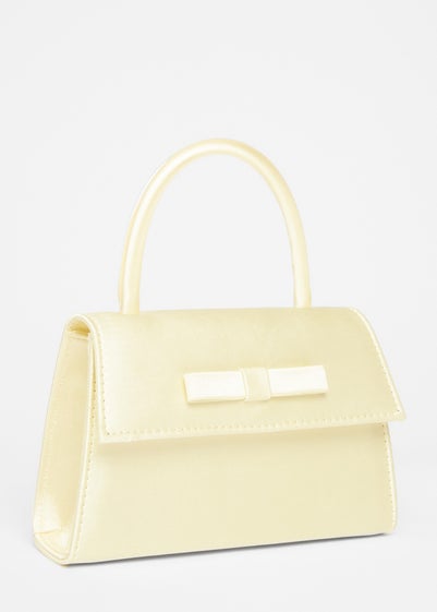 Quiz Yellow Top Handle Bag