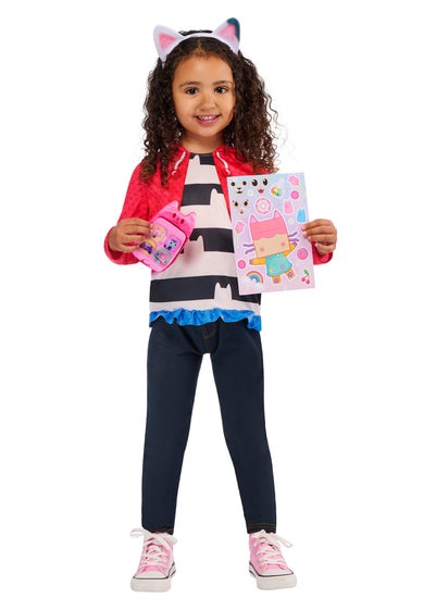 Gabbys Dollhouse Dress Up Gift Set Costume (5-6 Years)