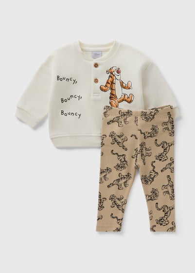 Winnie The Pooh Baby Cream Tigger Sweatshirt & Legging Set (Newborn-23mths)
