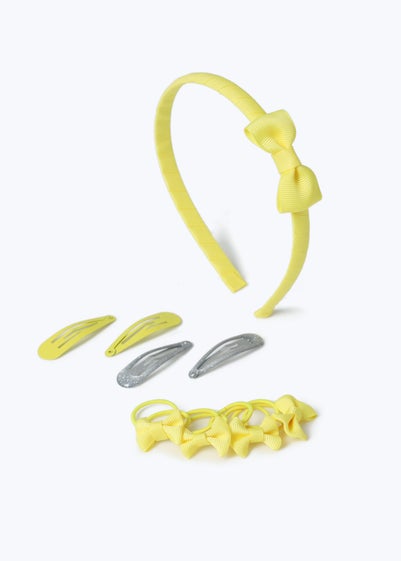 Flitzy Back To School Yellow Headband Set