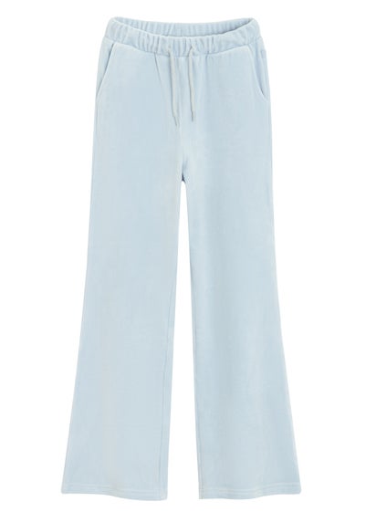 Cool Club Blue Wide-Leg Jogging Pants with Drawstring Waist (3-7 yrs)