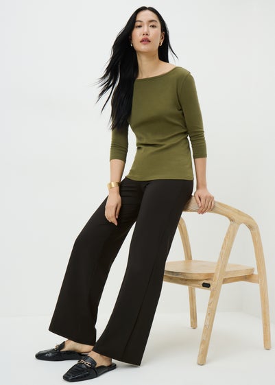 Black Wide Leg Leggings