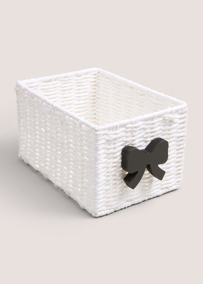 White Single Bow Drawer