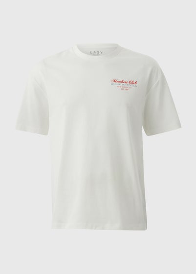 Ecru Printed T-Shirt