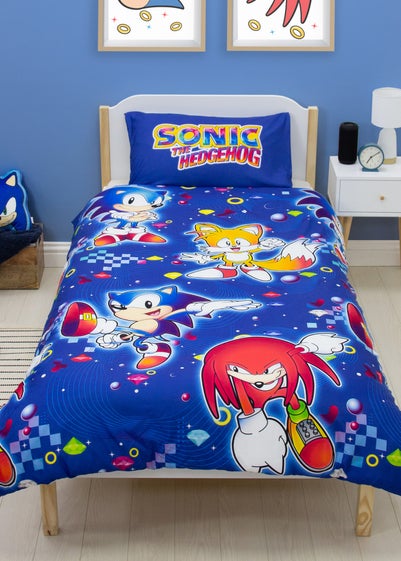 Sonic The Hedgehog Blue Liquid Rotary Duvet Cover