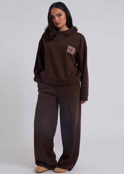 Urban Bliss Brown Oversized Hoodie