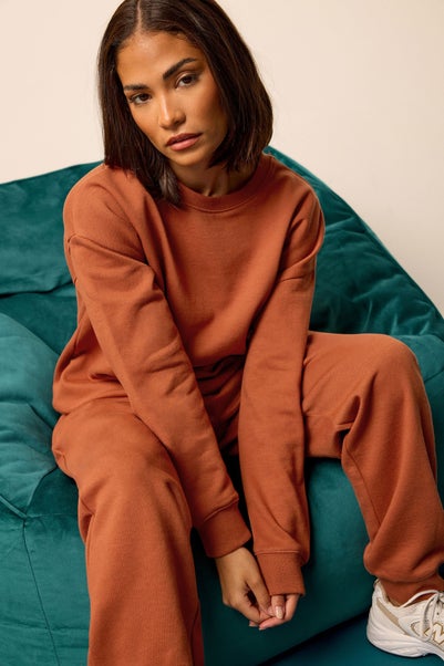 PixieGirl Petite Rust Orange Long Sleeve Sweatshirt