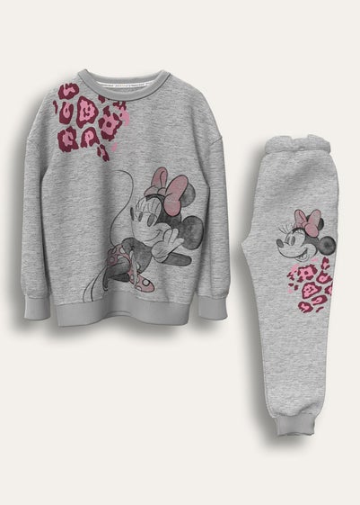 Minnie Mouse Grey Jogger Set (Ages 2 Years - 6 Years)