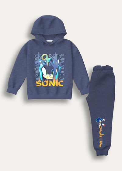 Sonic The Hedghehog Blue Jogger Set (Ages 4-8 Years)