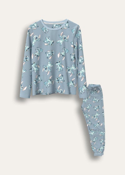 Disney Stitch Blue Fleece Pyjama Set