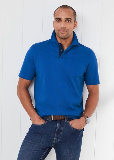 Cotton Traders Neptune Short Sleeve Polo Shirt