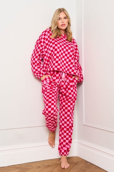 JimJam Pink Check Twosie