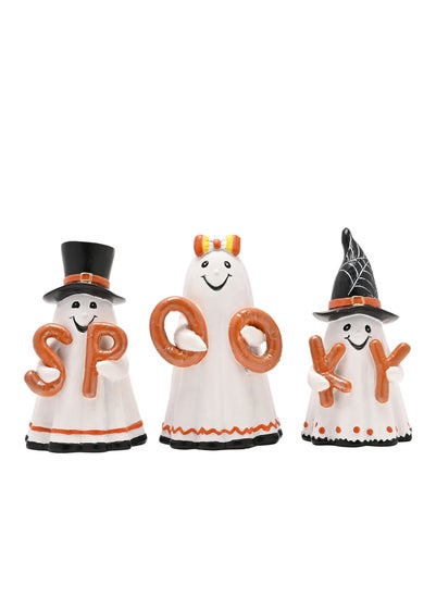 Hocus Pocus White Spooky Ghost Figurines