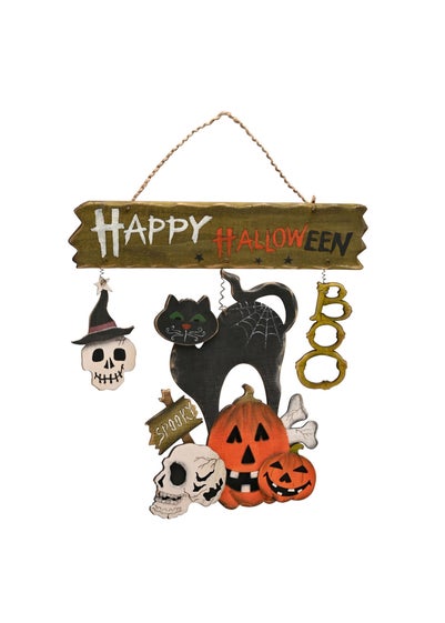 Hocus Pocus Multi Coloured Happy Halloween Hanger