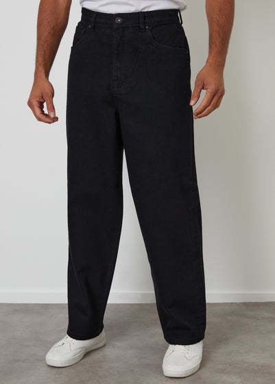 Threadbare Black Baggy Fit Jeans