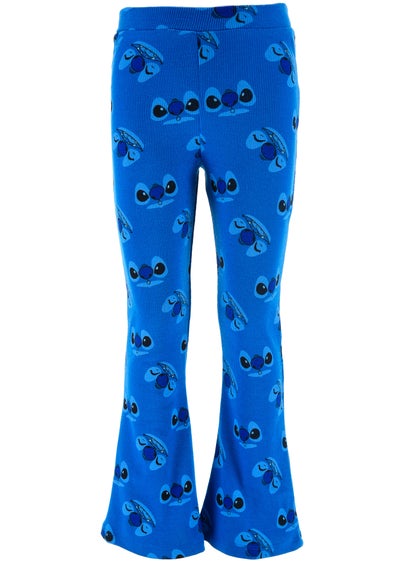 Disney Stitch Face Pattern Kids Leggings (3-8 Years)
