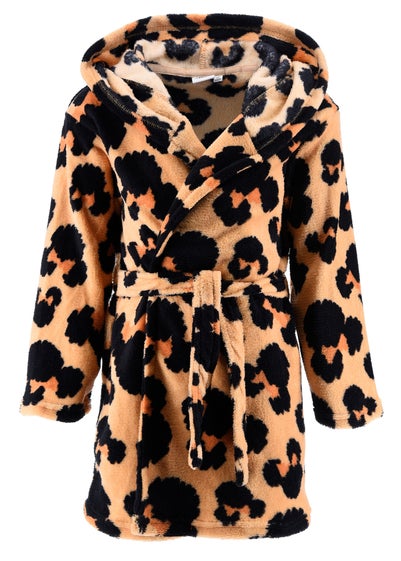 Disney Minnie Mouse Leopard Kids Dressing Gown (3-8 Years)