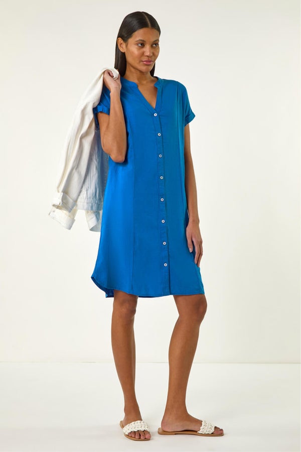 linen mix shift dress reviews Khaki Linen Mix Shift Dress