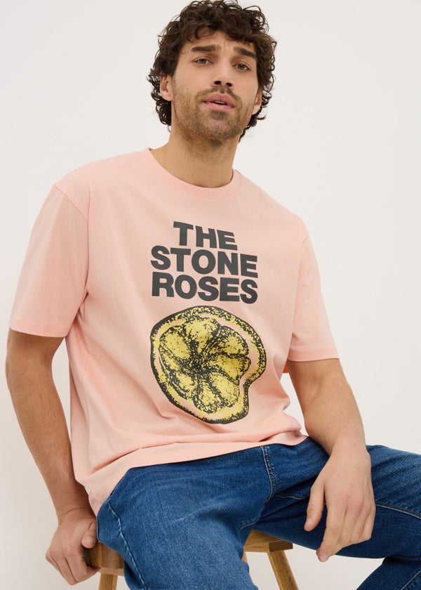 Stone Roses Coral Band T-Shirt - M | Matalan