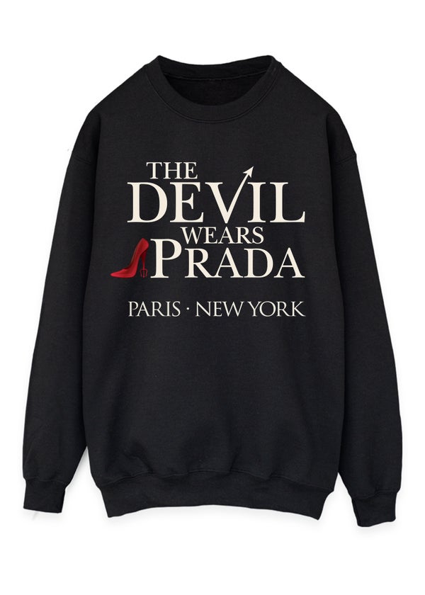 Spiral Galaxy Disney Devil Wears Prada Logo Paris Black Graphic