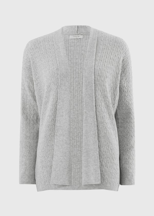 Grey Baby Cable Cardigan - XS | Matalan
