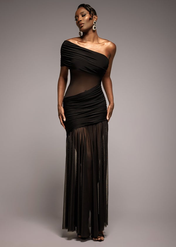goddiva one shoulder evening maxi dress reviews One Shoulder Dresses | One Sleeve Asymmetric Dresses