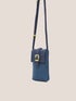 Clara Buckle Leather Phone Bag