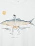 Fish Surfboard Graphic Tee