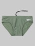 'The Atmos' Swimbrief Army Green