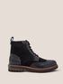 Brogue Leather Lace Up Boot