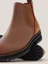 Wide Fit Leather Chelsea Boot