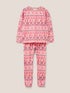 Fairisle Printed Pyjama Set