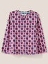 Heart Printed Jersey Top