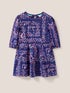 Maze Printed Jersey Dress