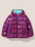 Quilted Print Puffer Jacket