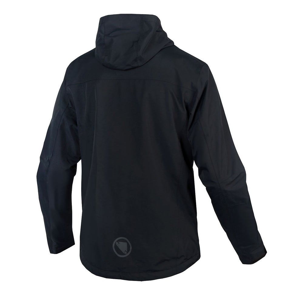 Men s Hummvee Waterproof Hooded Jacket Black