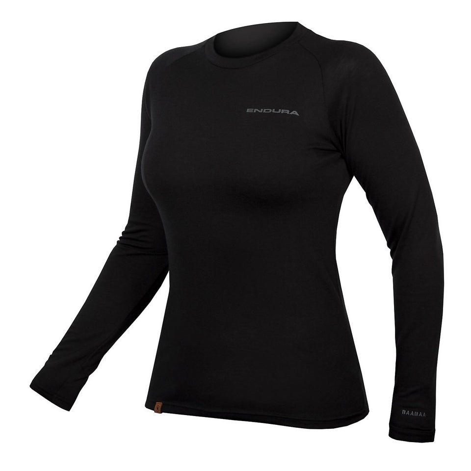 Women s BaaBaa Blend L S Baselayer Black