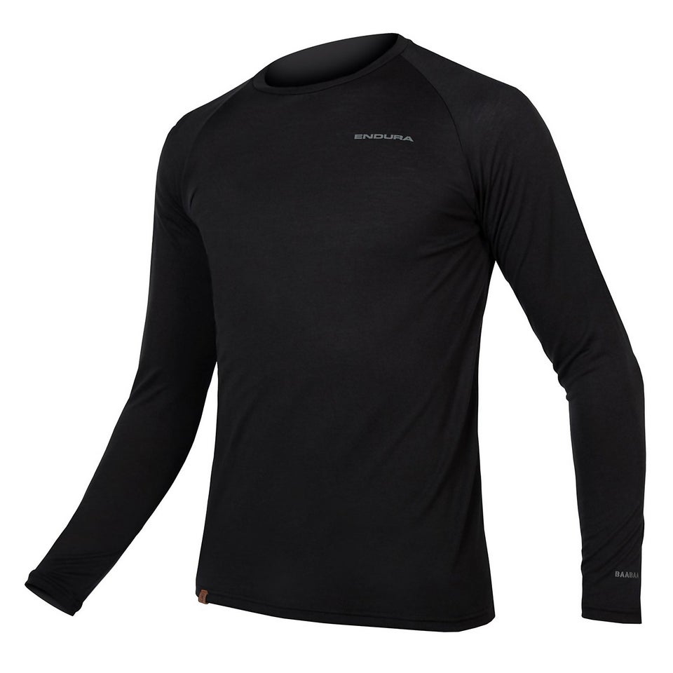 Men s BaaBaa Blend L S Baselayer Black