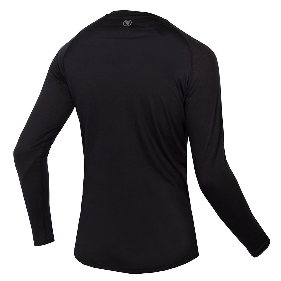 BaaBaa Blend Baselayer (langarm) für Herren - Schwarz