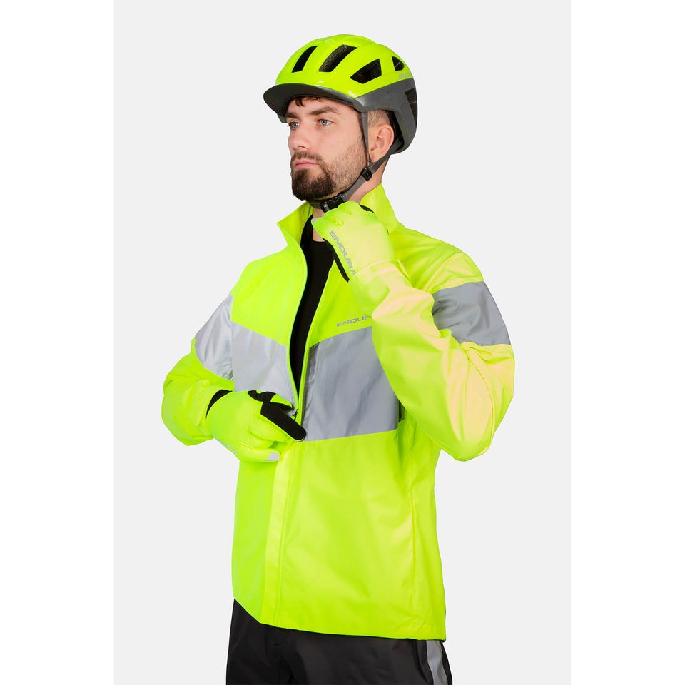 Urban Luminite EN1150 Wasserdichte Jacke für Herren - Neon-Gelb