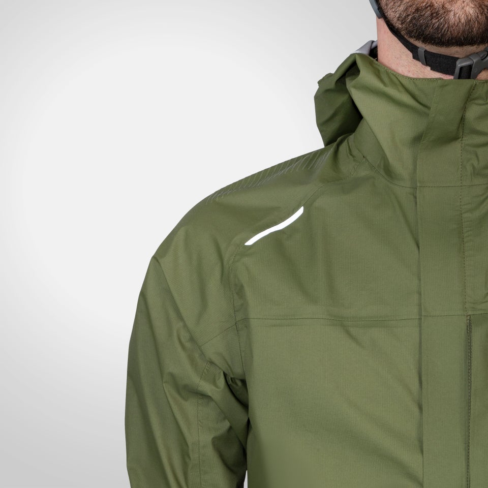 Olive green gore tex jacket discount