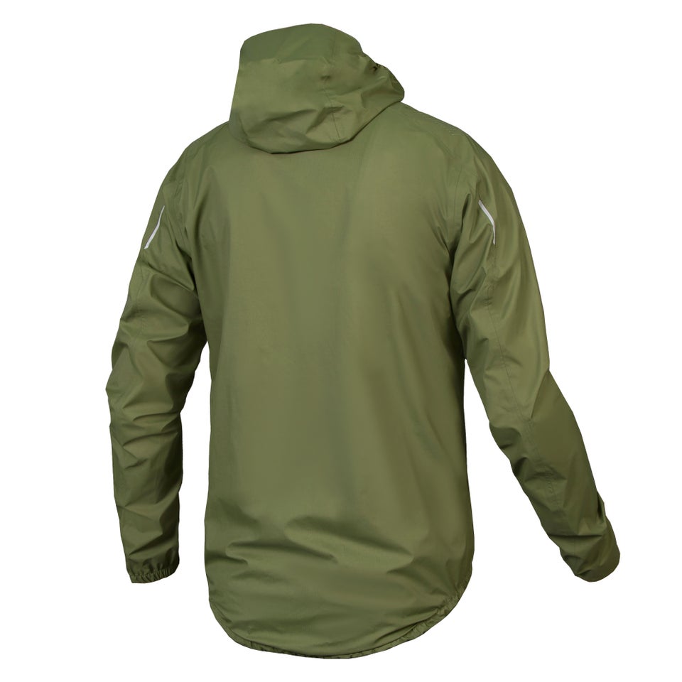 Olive green waterproof jacket top