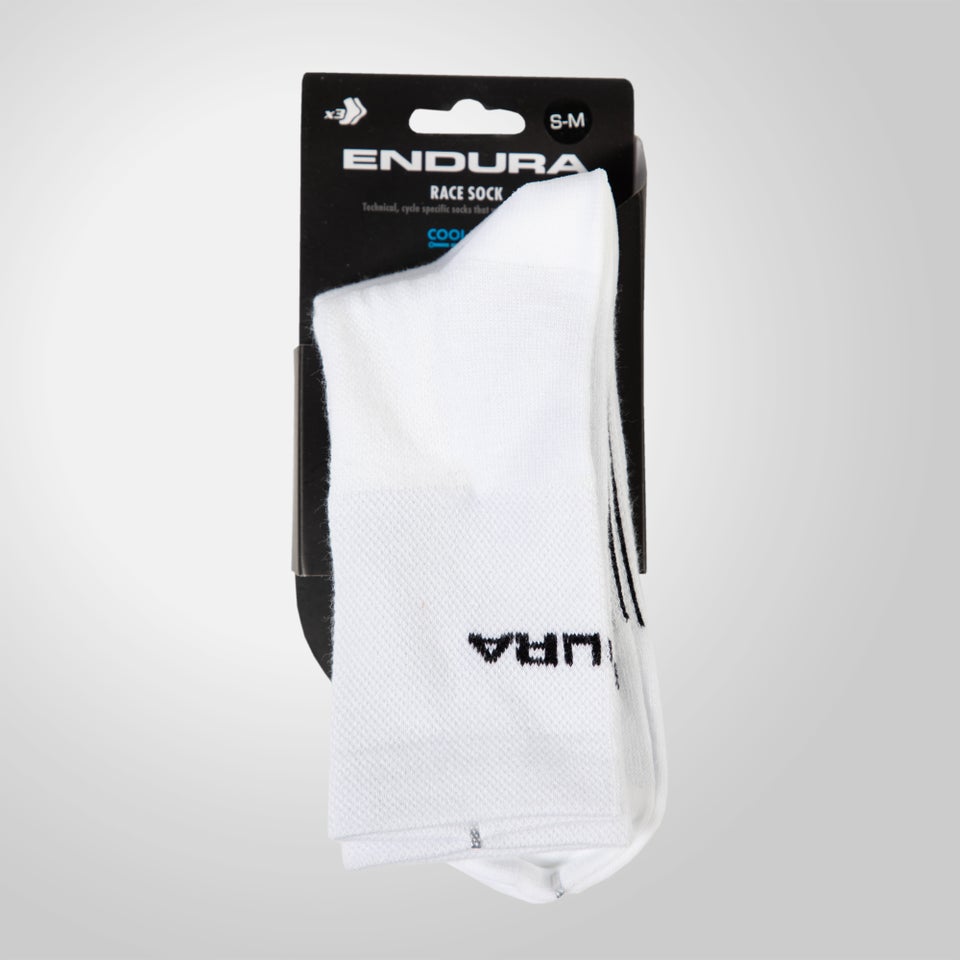 Coolmax® Race Sock (Triple Pack) - White