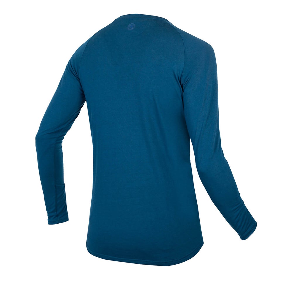 Men s BaaBaa Blend L S Baselayer Blueberry