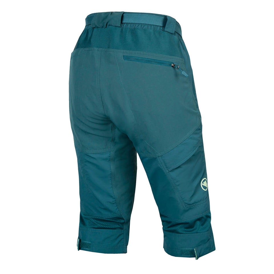 Hummvee 3/4 Short mit Innenhose für Damen - Sattes Teal