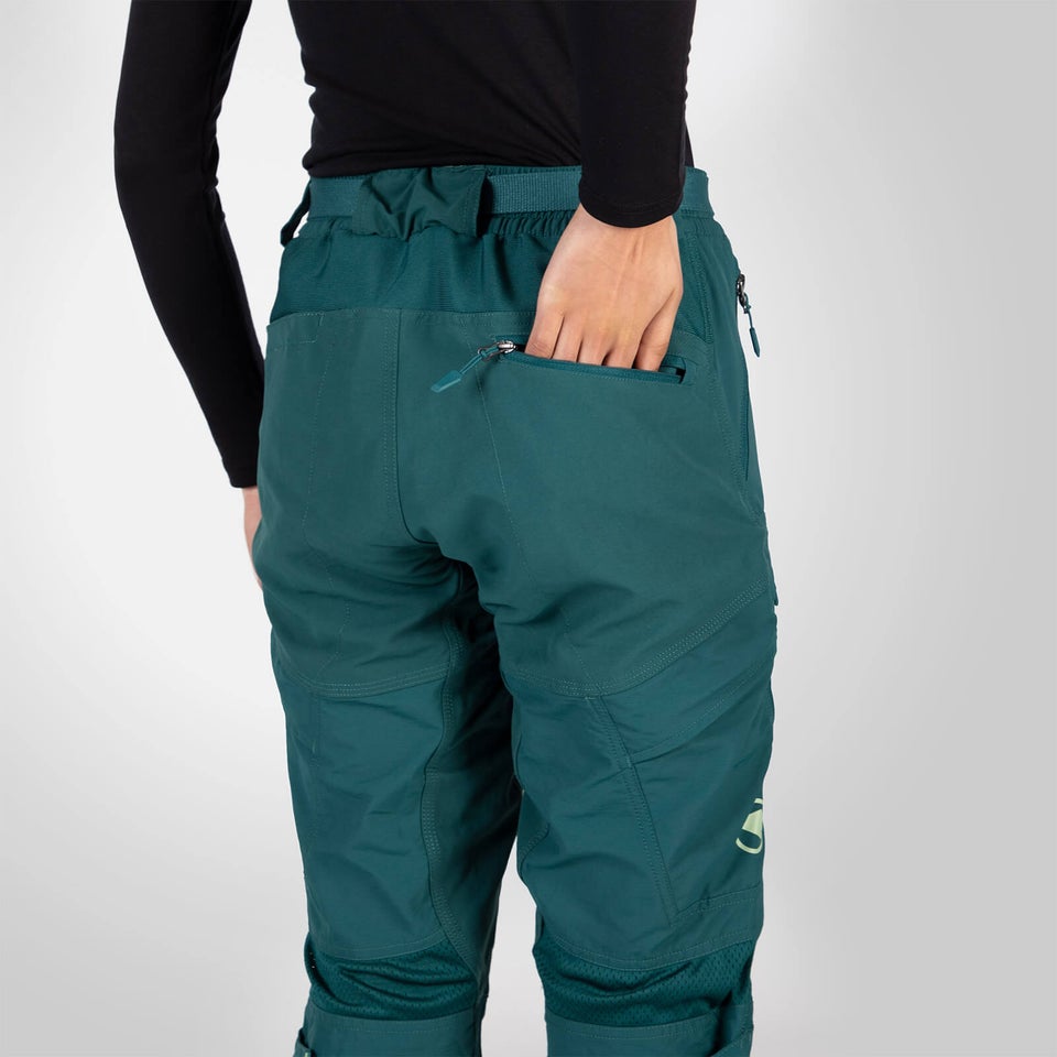 Hummvee 3/4 Short mit Innenhose für Damen - Sattes Teal