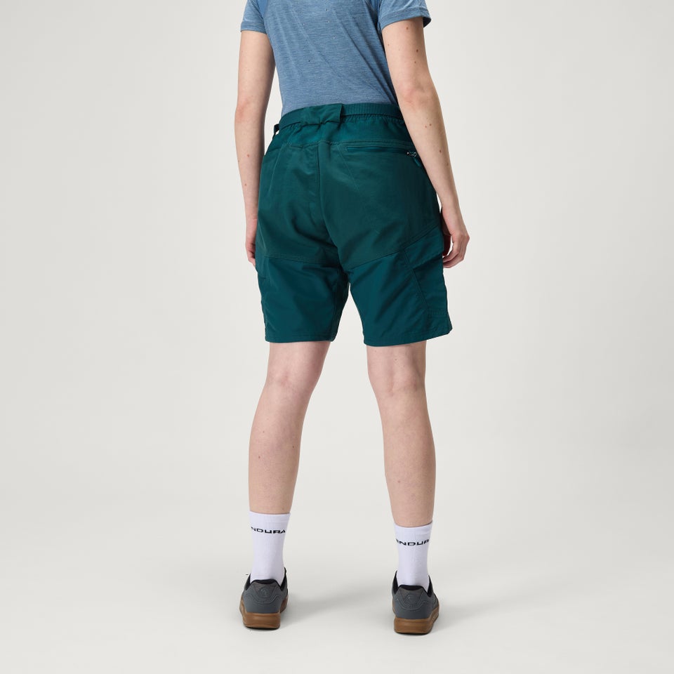 Women s Hummvee Short with Liner Deep Teal