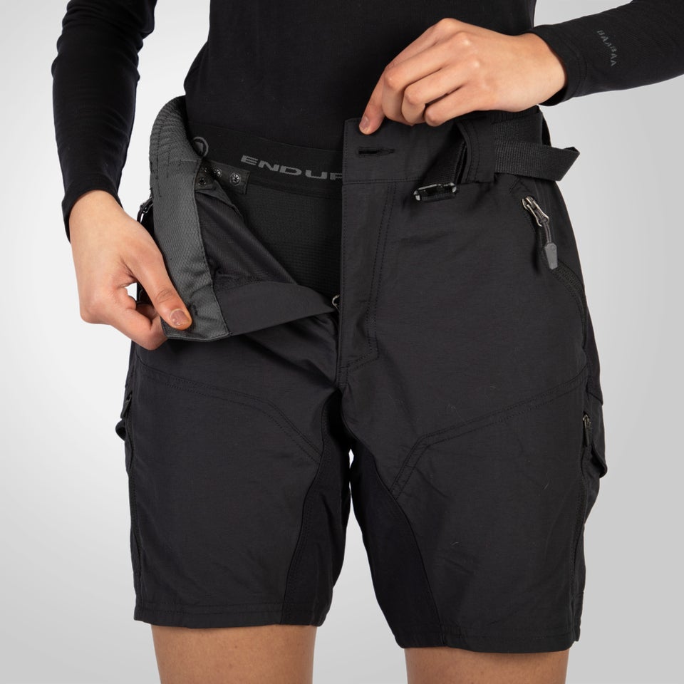 Women s Hummvee Short with Liner Black