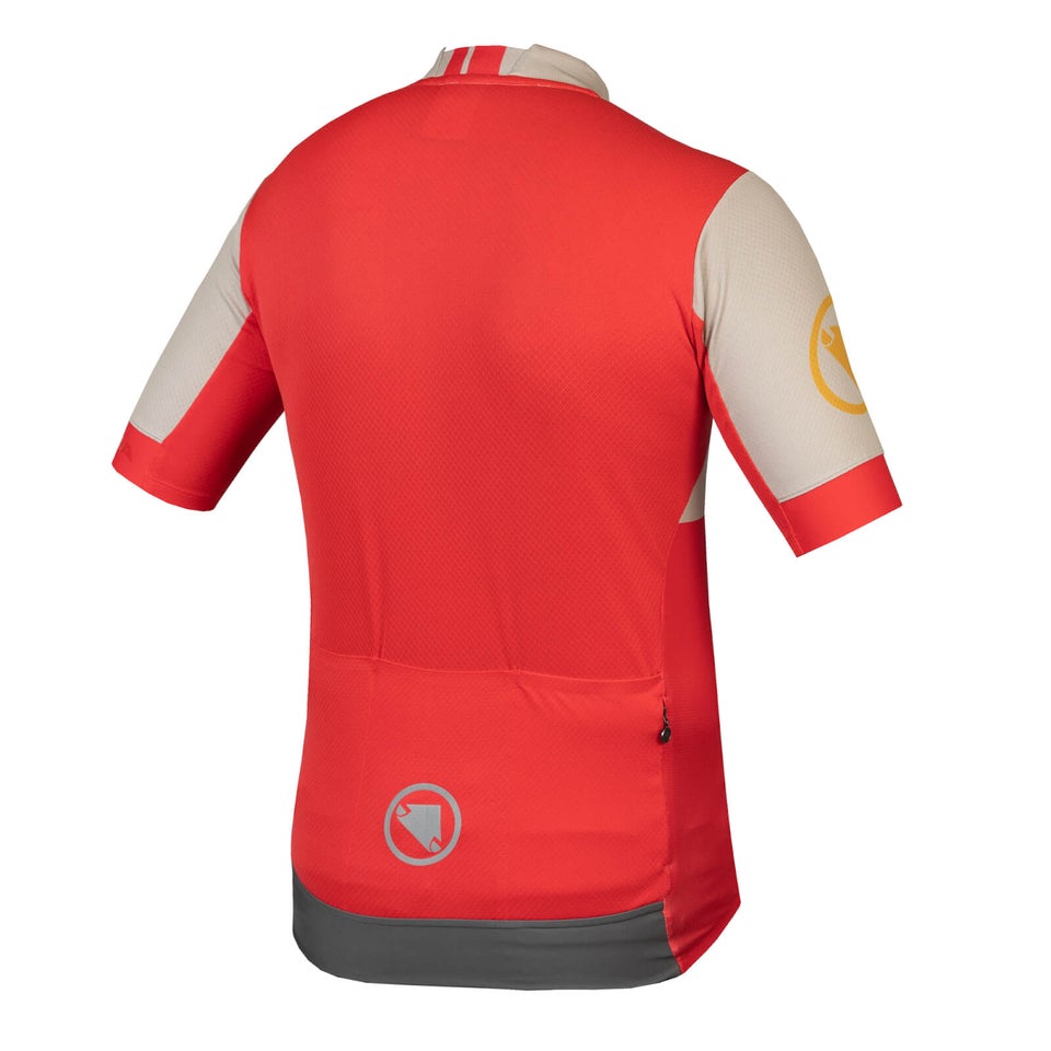 Men s FS260 Print S S Jersey Pomegranate
