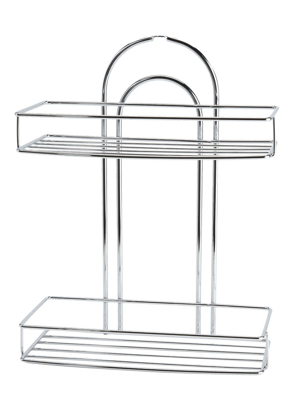 Wire Chrome Shower Caddy (34cm x 23cm x 12cm)